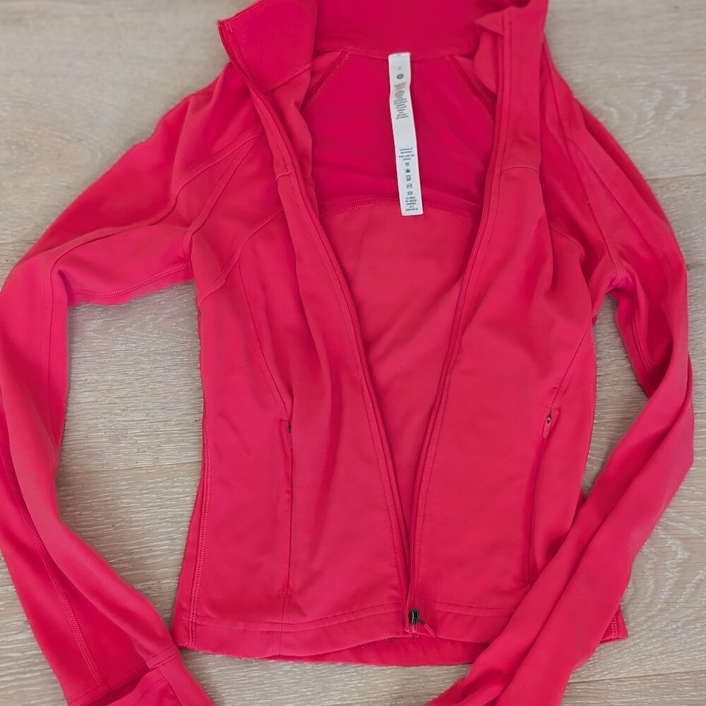 Lululemon Coral Zip Up - Size 2